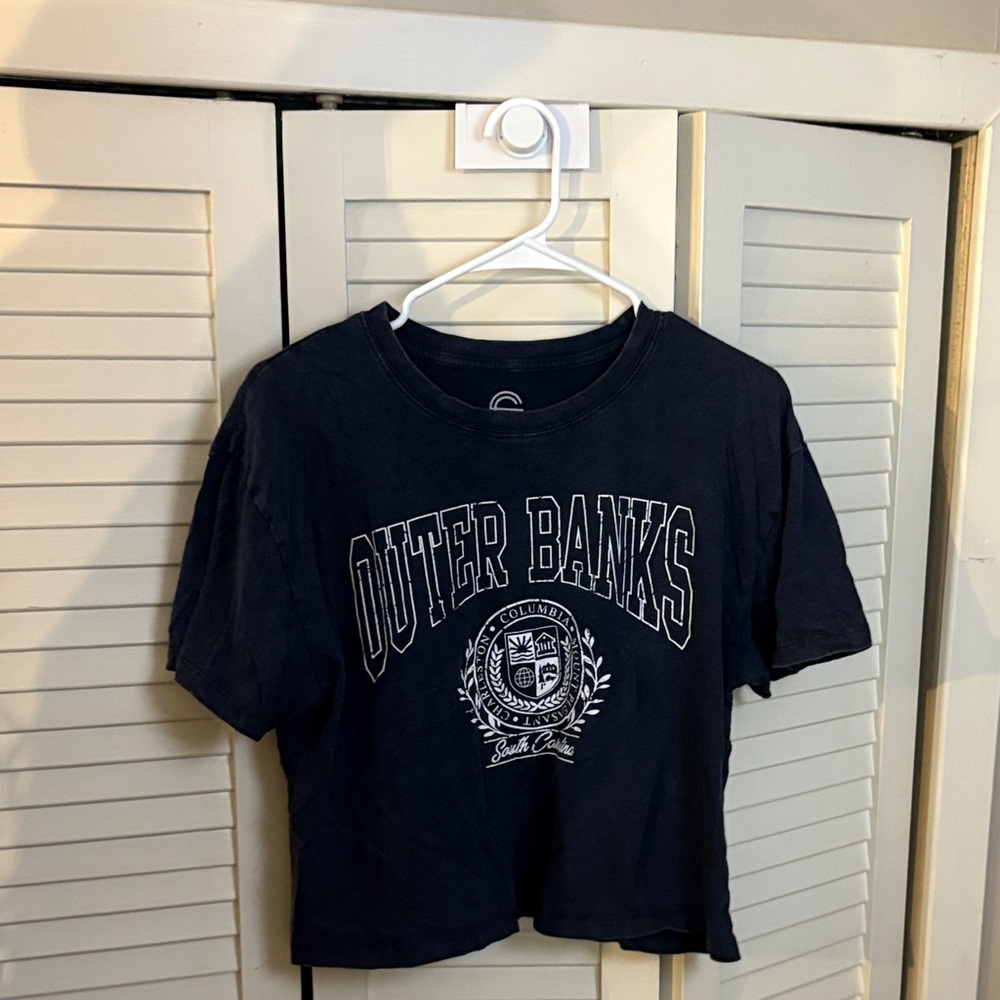Outer Banks Black Short Sleeve Tee